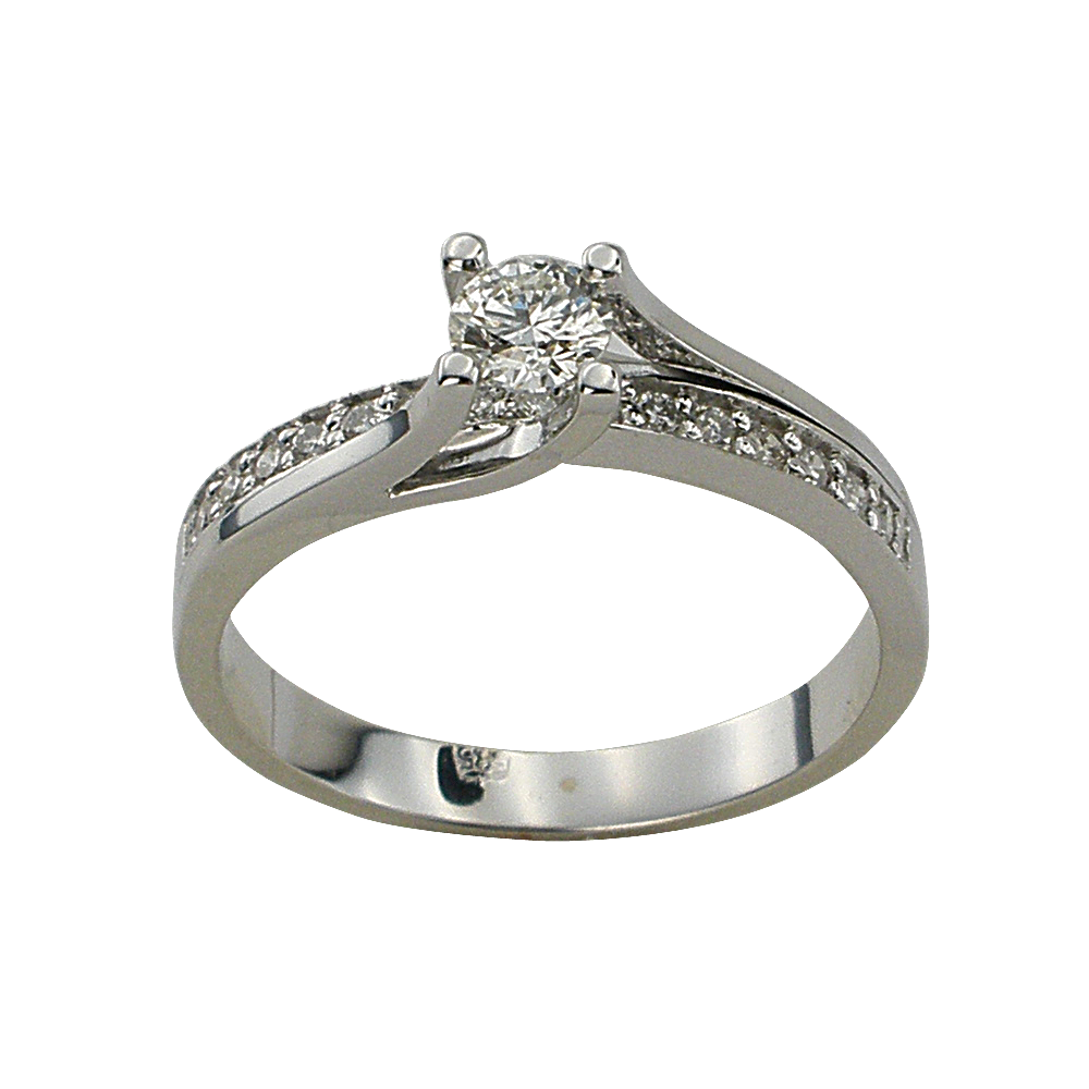 Годежен пръстен с диаманти 889062
