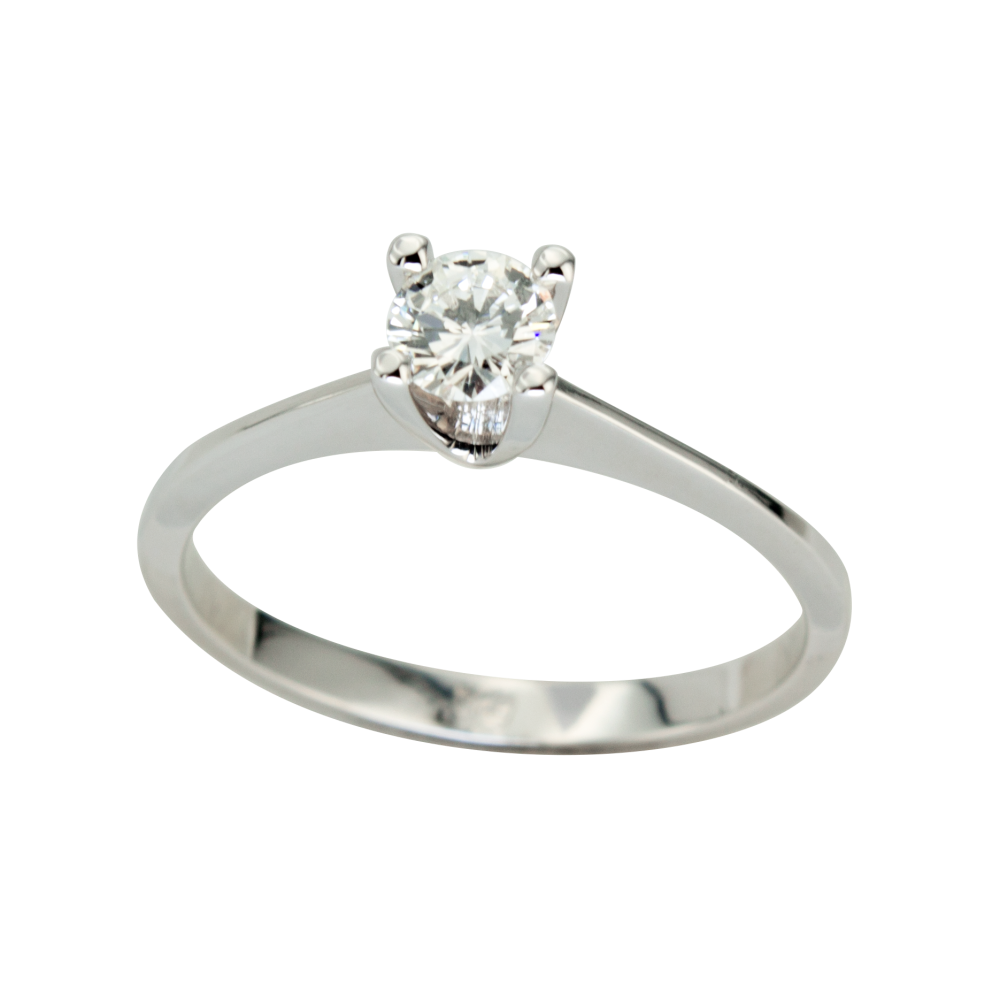 Класически годежен пръстен с диамант 889657